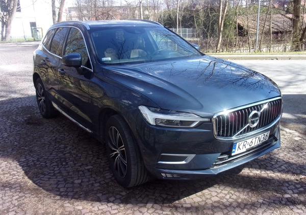Volvo XC 60 cena 169530 przebieg: 83800, rok produkcji 2020 z Krzeszowice małe 56